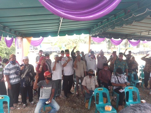 Kampanye Dialogis di Zona Tiga, Masyarakat Tanah Putih Siap Menangkan Paslon SUDIN